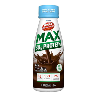 Boost® Glucose Control Max Chocolate Oral Supplement, 11 oz. Bottle, 1 Each (Nutritionals) - Img 1