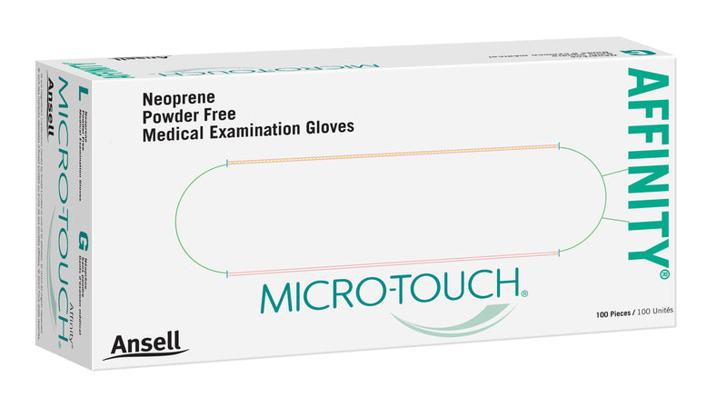 Micro-Touch® Affinity® Polychloroprene Exam Glove, Medium, Green, 1 Case of 10 () - Img 1