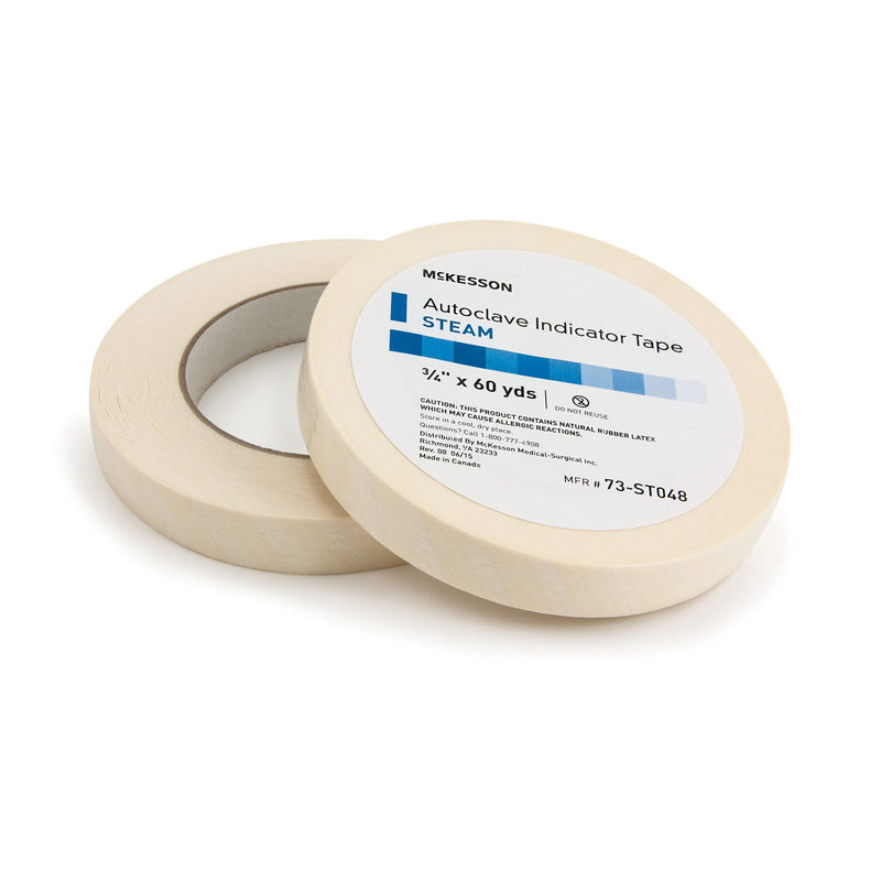 McKesson Steam Indicator Tape, ½ Inch x 60 Yard, 1 Roll (Sterilization Tapes) - Img 1