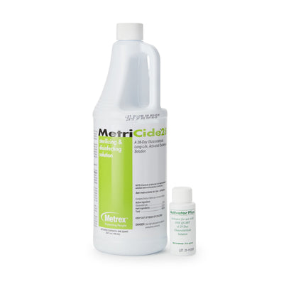 MetriCide® 28 Glutaraldehyde High Level Disinfectant, 32 oz Bottle, 1 Case of 16 (Cleaners and Solutions) - Img 1