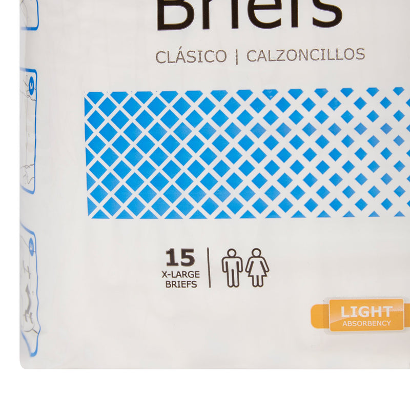 McKesson Classic Light Absorbency Incontinence Brief, Extra Large, 1 Bag of 15 () - Img 5