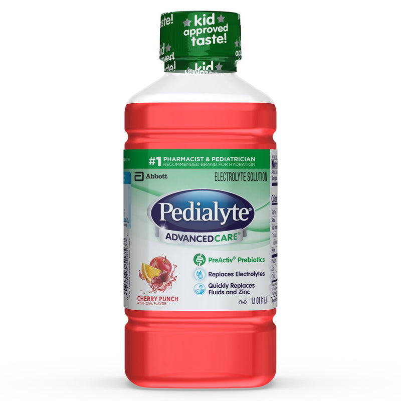 Pedialyte® AdvancedCare™ Cherry Punch Pediatric Oral Electrolyte Solution, 1 Liter Bottle, 1 Each () - Img 1