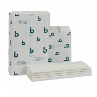 Boardwalk® Multi-Fold Paper Towel, 250 Sheets per Pack, 1 Case of 4000 (Paper Towels) - Img 1