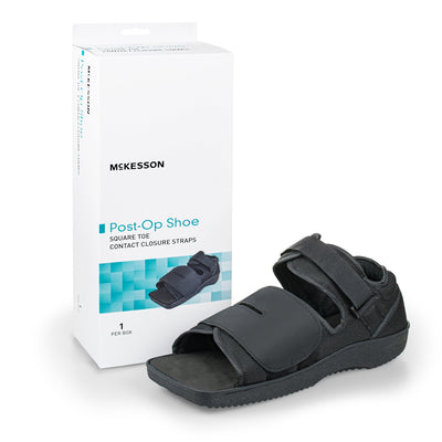McKesson Square Toe Post-Op Shoe, Male 11.5-12.5 / Female 12.5+, 1 Each (Shoes) - Img 1