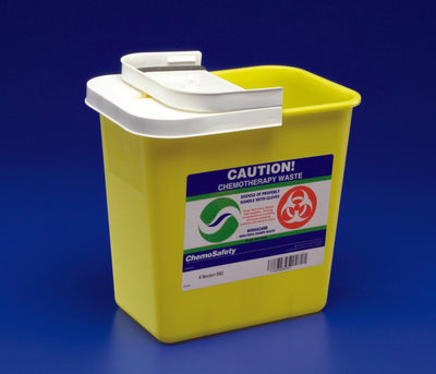 SharpSafety™ Chemotherapy Waste Container, 8 Gallon, 17¾ x 11 x 15½ Inch, 1 Case of 10 () - Img 1