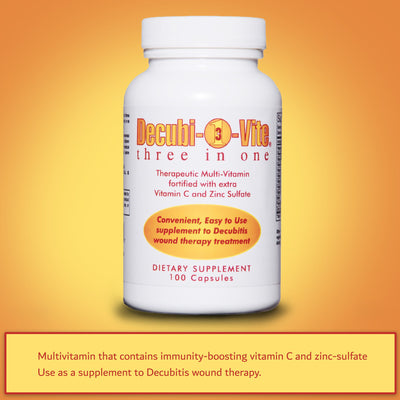 Decubi-Vite® Three In One Vitamin / Minerals Multivitamin Supplement, 1 Bottle (Over the Counter) - Img 5