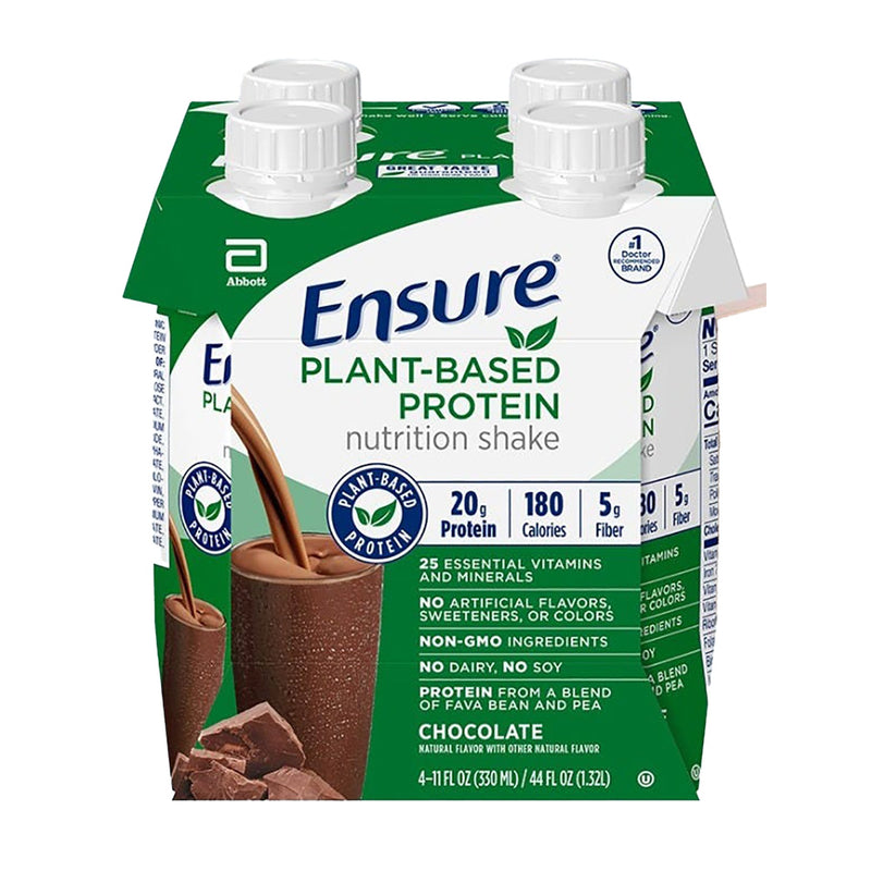 Ensure® Plant Based Protein Chocolate Oral Supplement, 11 oz. Carton, 1 Pack (Nutritionals) - Img 2