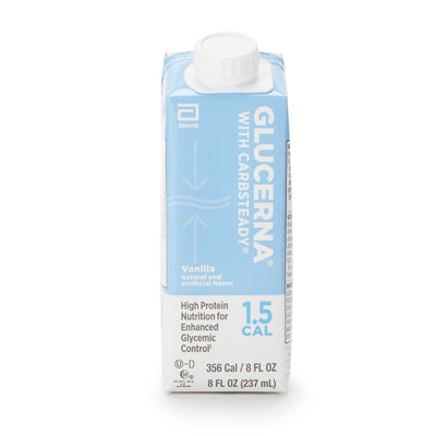 Glucerna® 1.5 Cal Vanilla Oral Supplement, 8 oz. Carton, 1 Case of 24 (Nutritionals) - Img 1