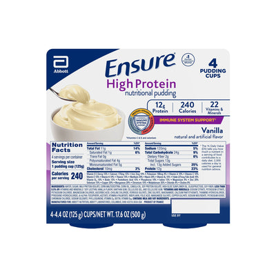 Ensure® High Protein Nutritional Pudding, Vanilla, 1 Each (Nutritionals) - Img 1