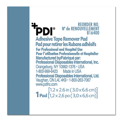 PDI® Adhesive Remover, 1¼ x 2-5/8 Inch Wipe, 1 Each (General Wound Care) - Img 3
