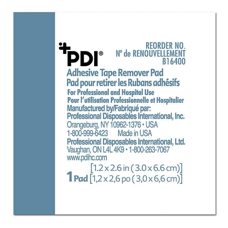 PDI® Adhesive Remover, 1¼ x 2-5/8 Inch Wipe, 1 Each (General Wound Care) - Img 3