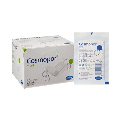 Cosmopor® Adhesive Dressing, 2 x 2-4/5 Inch, 1 Case of 1000 (General Wound Care) - Img 1