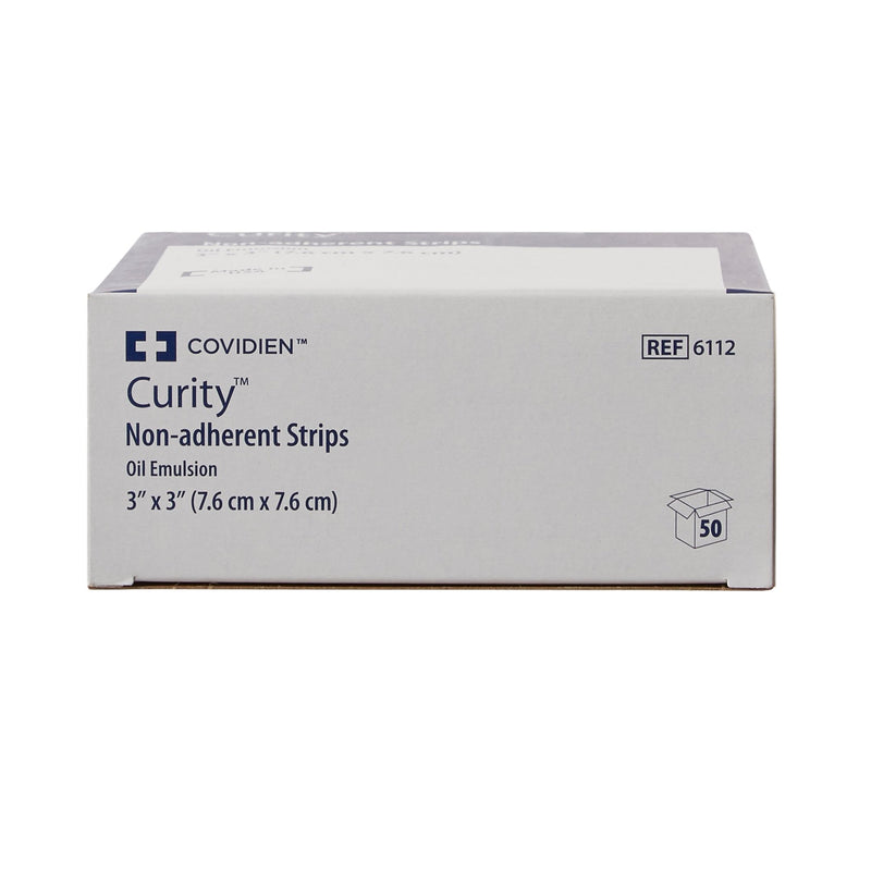 Curity™ Oil Emulsion Impregnated Dressing, 3 x 3 Inch, 1 Box of 50 (Advanced Wound Care) - Img 4