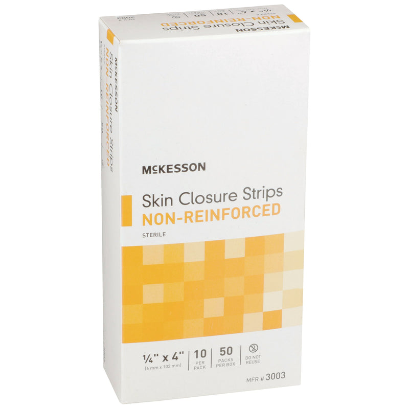 McKesson Non-Reinforced Skin Closure Strip, 1/4 x 4 in., 1 Box of 50 (Skin Closure Strips) - Img 2