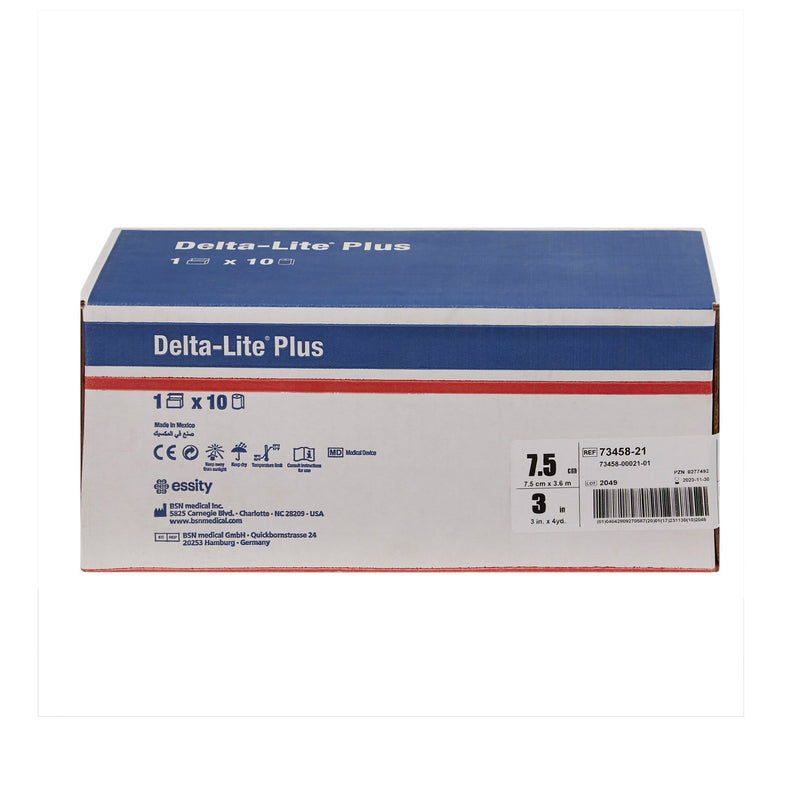 Delta-Lite® Plus Dark Blue Cast Tape, 3 Inch x 4 Yard, 1 Box of 10 (Casting) - Img 2