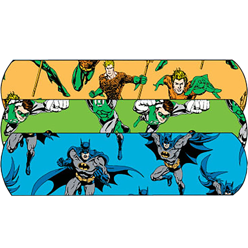 American® White Cross Stat Strip® Batman/Aquaman/Green Lantern Design Adhesive Strip, ¾ x 3 Inch, 1 Box (General Wound Care) - Img 2