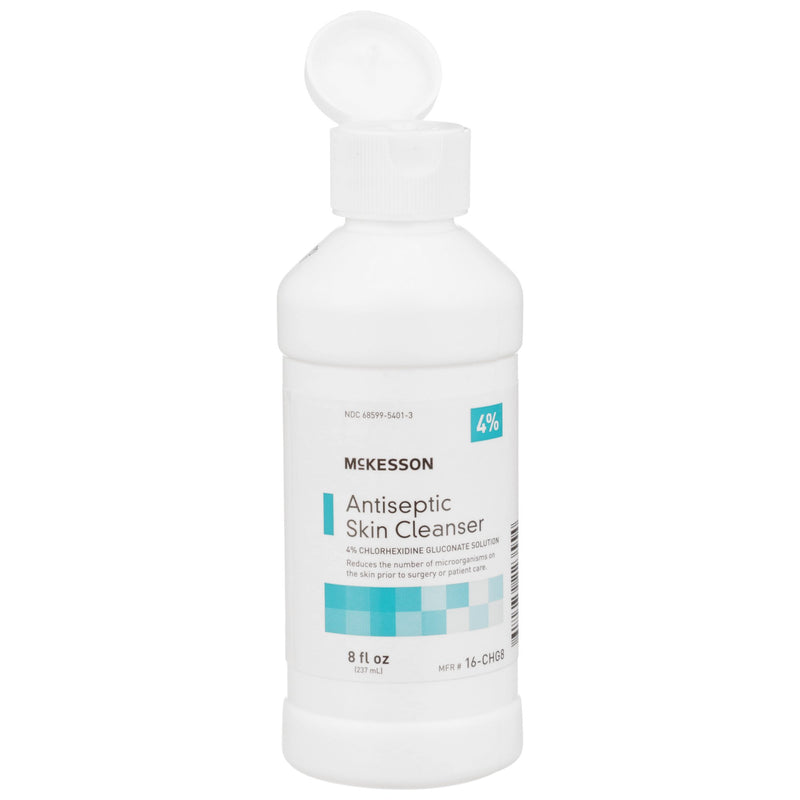 McKesson Antiseptic Skin Cleanser, 8 oz. Flip-Top Bottle, 1 Case of 24 (Skin Care) - Img 2