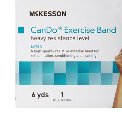 McKesson Exercise Resistance Band, Blue, 5 Inch x 6 Yard, Heavy Resistance, 1 Each (Exercise Equipment) - Img 9