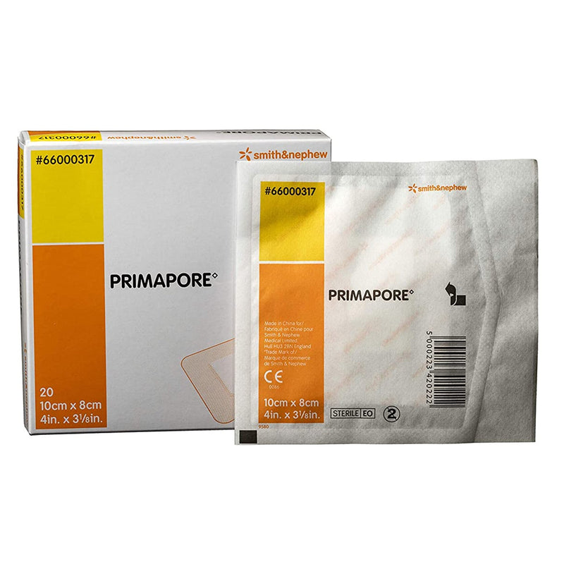 Primapore Adhesive Dressing, 8 x 10 Centimeter, 1 Each () - Img 4