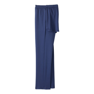 Silverts® Women's Open Back Soft Knit Pant, Navy Blue, X-Large, 1 Each (Pants and Scrubs) - Img 3
