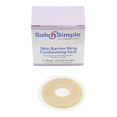 Safe-n'Simple Adhesive Barrier Ring, 1 Box of 10 (Barriers) - Img 2