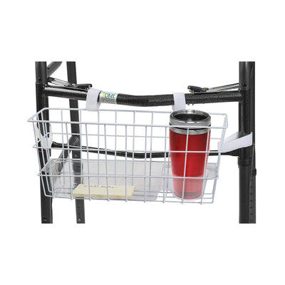 Mabis® Walker Basket, For Use With Walkers, 16 in. L x 5.5 in. W x 7 in. H, Plastic, 1 Each (Ambulatory Accessories) - Img 2