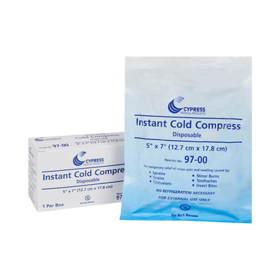 Cypress Instant Cold Pack, 5 x 7 Inch, 1 Each (Treatments) - Img 1
