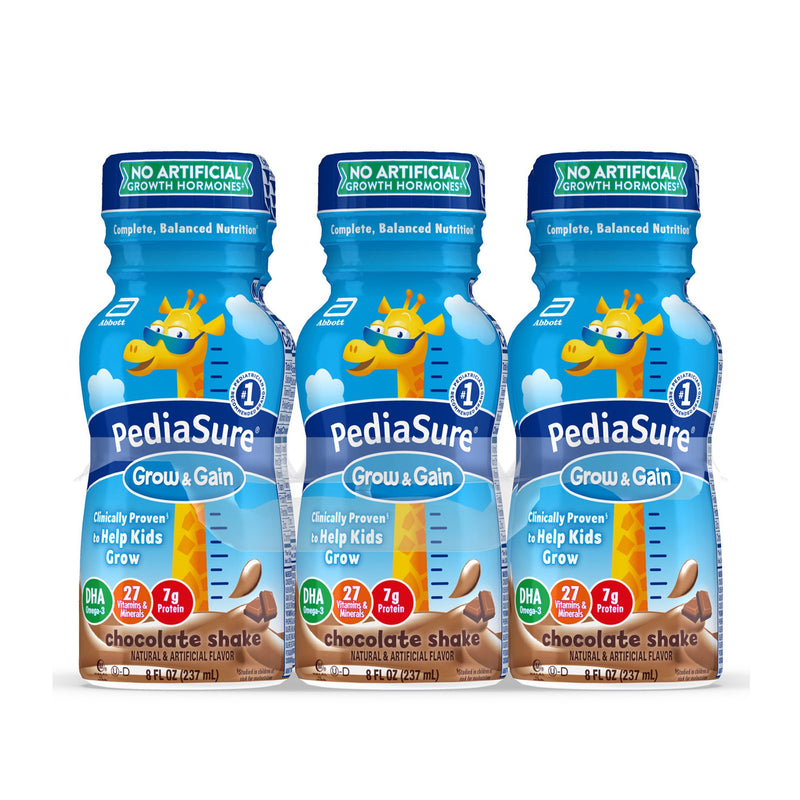 PediaSure® Grow & Gain Chocolate Pediatric Oral Supplement, 8 oz. Bottle, 1 Pack of 6 () - Img 2