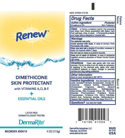 Renew™ Dimethicone Skin Protectant, 1 Case of 12 (Skin Care) - Img 1