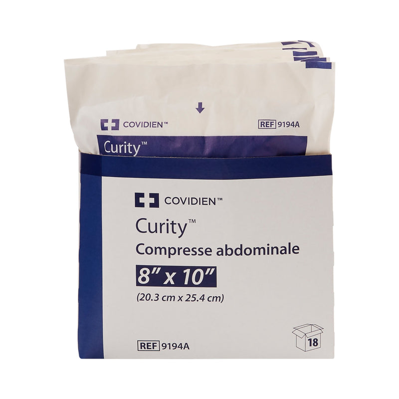 Curity™ Sterile Abdominal Pad, 8 x 10 Inch, 1 Case of 216 (General Wound Care) - Img 2