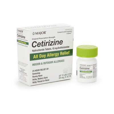 Major® Cetirizine Antihistamine, 1 Bottle (Rx) - Img 1