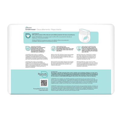 Select® Heavy Protection Absorbent Underwear, Extra Small, 1 Bag of 24 () - Img 2