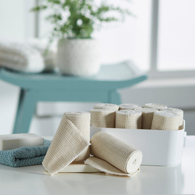 McKesson Hook and Loop Closure Elastic Bandage, 4 Inch x 5 Yard, 1 Box of 10 (General Wound Care) - Img 10