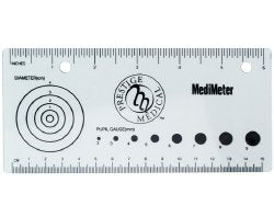 MEDIMETER PLASTIC CLR INCHES, CENTIMETER PUPIL GAGE () - Img 1