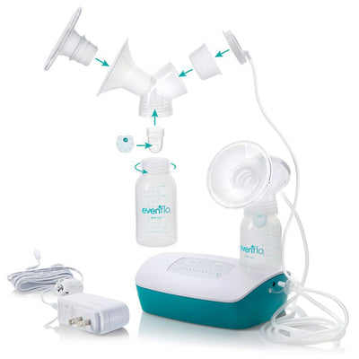 Evenflo® Advanced Double Electric Breast Pump, 1 Case of 3 (Feeding Supplies) - Img 7