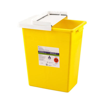 SharpSafety™ Chemotherapy Waste Container, 2 Gallon, 10 x 10½ x 7¼ Inch, 1 Case of 20 () - Img 1