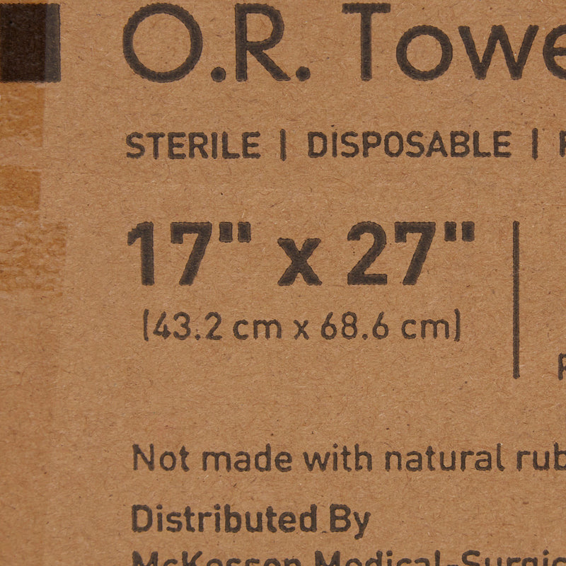 McKesson Blue Sterile O.R. Towel, 17 x 27 Inch, 1 Case of 12 (Procedure Towels) - Img 5