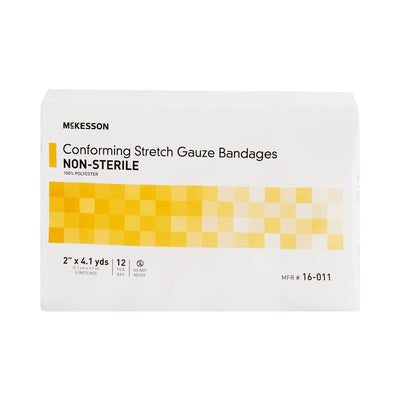 McKesson NonSterile Conforming Bandage, 2 Inch x 4-1/10 Yard, 1 Bag of 12 (General Wound Care) - Img 2