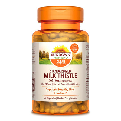 Sundown® Naturals Milk Thistle Extract Herbal Supplement, 1 Bottle (Over the Counter) - Img 1