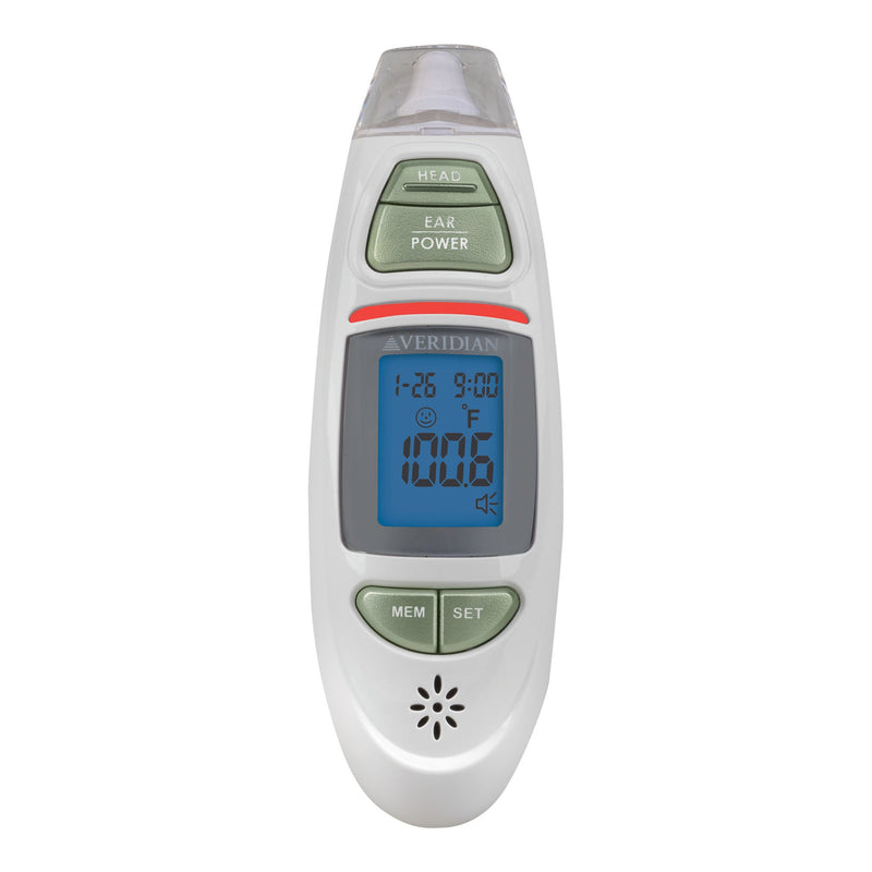 Veridian Infrared Thermometer, Tympanic Ear Digital Talking Thermometer, 1 Case of 24 (Thermometers) - Img 4