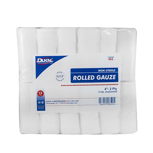 Dukal™ NonSterile Conforming Bandage, 4 Inch x 5 Yard, 1 Bag of 12 (General Wound Care) - Img 1