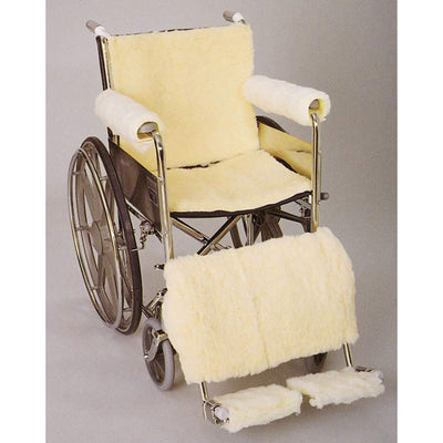 SkiL-Care™ Seat and Back Pad, For Use With Wheelchair, Sheepskin, 1 Set (Mobility) - Img 1