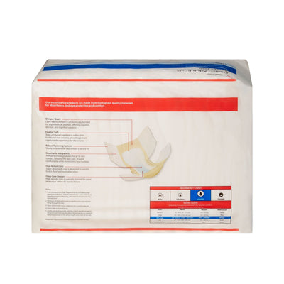 Wings™ Super Quilted Maximum Absorbency Incontinence Brief, Extra Large, 1 Bag of 15 () - Img 2