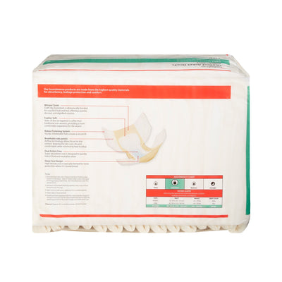 Wings™ Ultra Quilted Extra Heavy Absorbency Incontinence Brief, Extra Large, 1 Bag of 15 () - Img 2