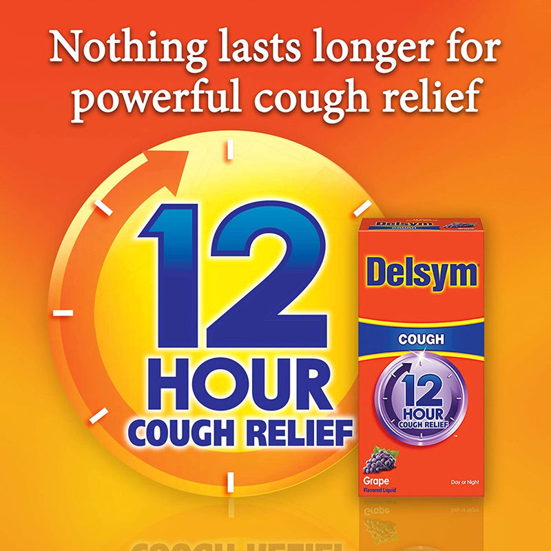 Delsym® Dextromethorphan Cold and Cough Relief, 1 Each (Over the Counter) - Img 4