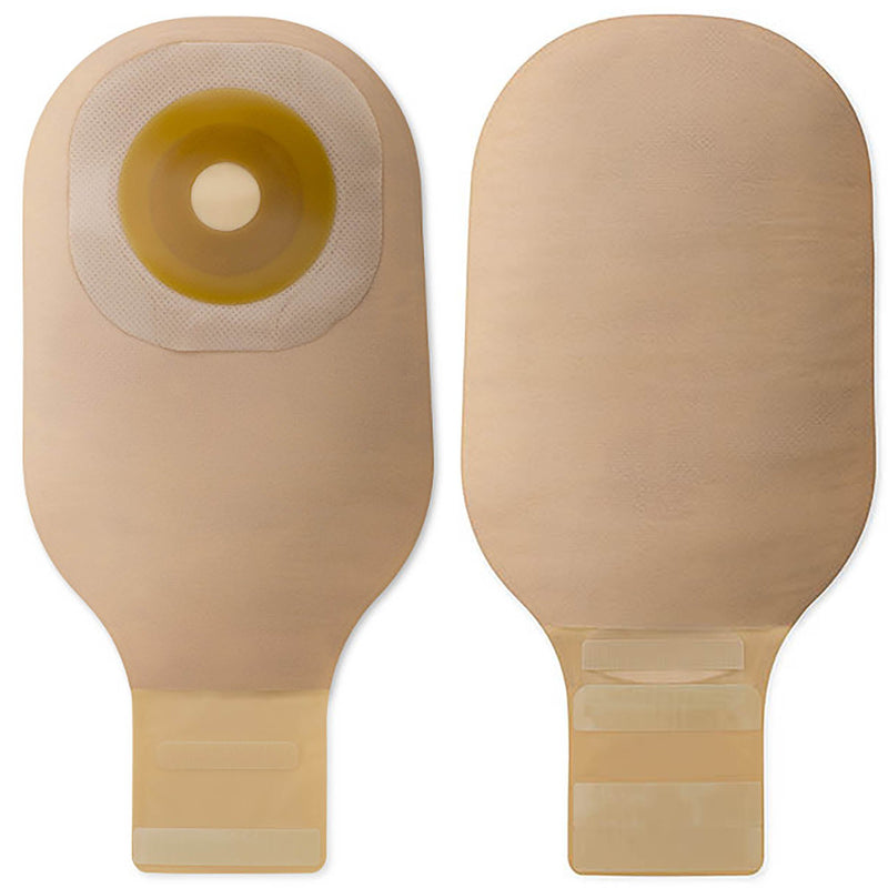 Premier™ Flextend™ One-Piece Drainable Beige Colostomy Pouch, 12 Inch Length, Up to 2½ Inch Stoma, 1 Box of 10 (Ostomy Pouches) - Img 1