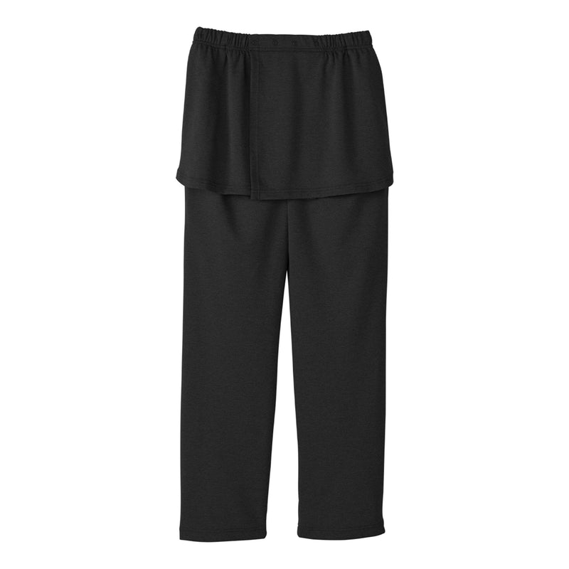 Silverts® Open Back Adaptive Pants, 2X-Large, Black, 1 Each (Pants and Scrubs) - Img 2