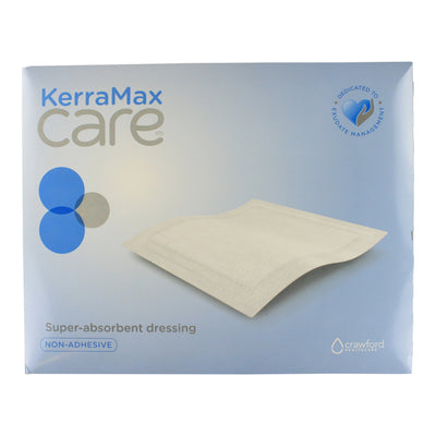 KerraMax Care® Gentle Border Super Absorbent Dressing, 6 x 10 Inch, 1 Carton of 10 (Advanced Wound Care) - Img 1