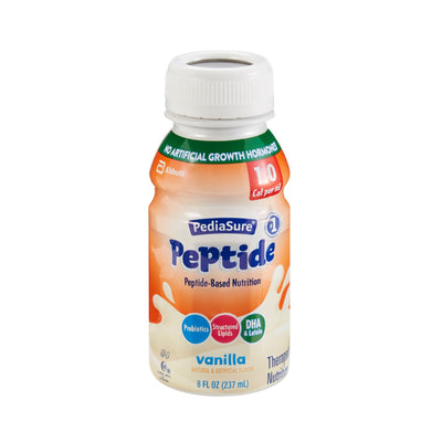 PediaSure® Peptide 1.0 Cal Vanilla Pediatric Oral Supplement, 8 oz. Bottle, 1 Case of 24 () - Img 1