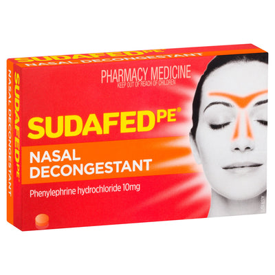 Sudafed PE Nasal Decongestant, 1 Bottle (Over the Counter) - Img 1